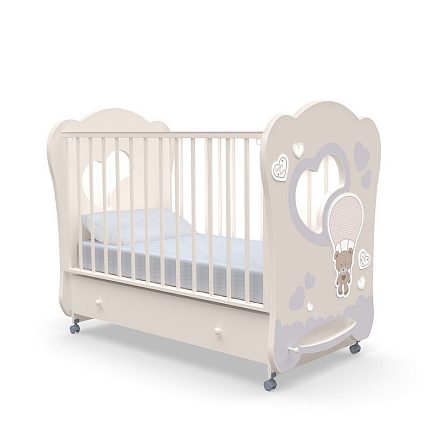 Детская кроватка Nuovita Stanzione Cute Bear Swing, поперечный маятник