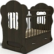 Детская кроватка Baby Elite Тедди поперечный маятник - Фото