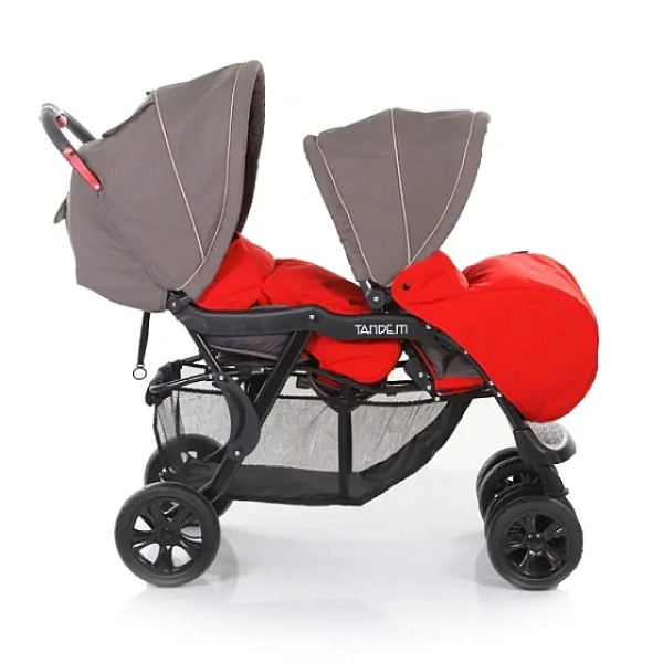 Детская прогулочная коляска для двойни Baby Care Tandem фото 1