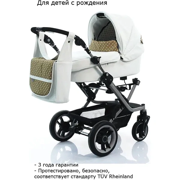 Детская коляска Teutonia Mistral S V3 Titanium Теутония Мистраль С В3 Титаниум 2 в 1 фото 1