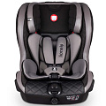 Детское автокресло Lionelo Jasper Isofix + подарок: шторки и органайзер (Leather Grey кожа) — Фото