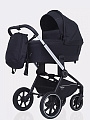 Детская коляска Mowbaby Zoom PU 2 в 1 на серебряной раме (black
						
					) — Фото