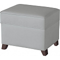 Пуфик с ящиком Micuna Foot Rest (Plain Grey / Ножки Chocolate) — Фото