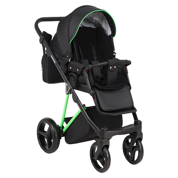Детская коляска Adamex Cristiano Fluo 2 в 1 фото 5
