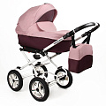 Детская коляска Smile Line Serenade 20 Classic 12 2 в 1 (Se 24 (баклажан+т.розовый)
						
					) — Фото