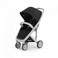 Детская прогулочная коляска Greentom Upp Classic (grey-black, серая рама-черный
						
					) — Фото