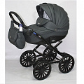 Детская коляска BeBe-Mobile Giulia Deluxe Carbon 2 в 1, эко-кожа (52S
						
					) — Фото