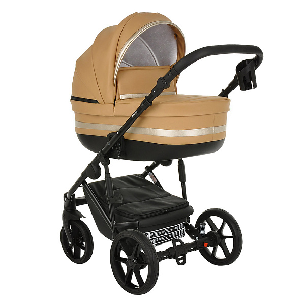 Детская коляска Pituso Luna 2 в 1, 100% экокожа фото 3