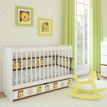 Детская кроватка Giovanni для новорожденных Shapito by 120 x 60 см