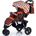 Детская прогулочная коляска Babyhit Voyage Air (Brown - Orange
						
					) — Фото
