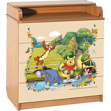 Пеленальный комод Disney КДП Медвежонок Винни 80 x 90
