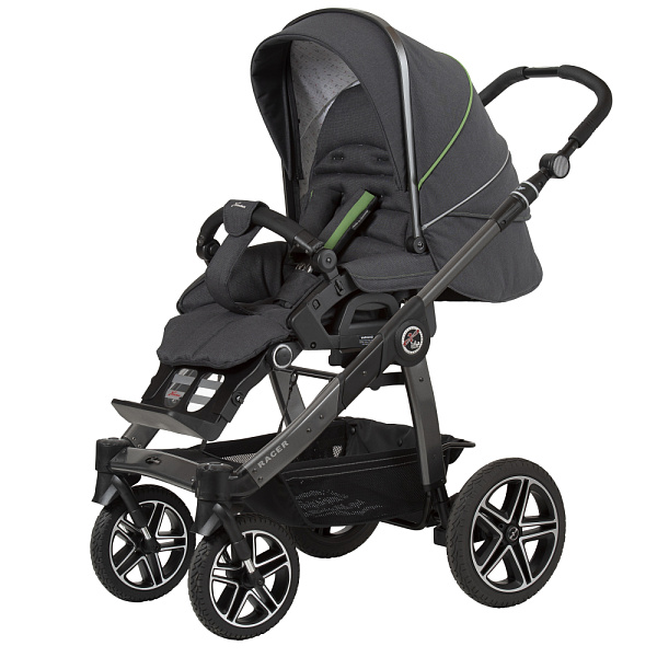 Детская коляска Hartan Racer GTS XL 2 в 1 на серой раме фото 1