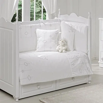Сменный комплект белья Fiorellino Luna Chic Фиореллино Луна Чик в кроватку, 3 предмета