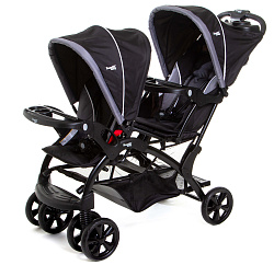 Детская прогулочная коляска для двойни Ramili Baby Twin ST