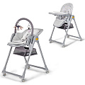 Детский стульчик для кормления Kinderkraft Lastree (Grey
						
					) — Фото