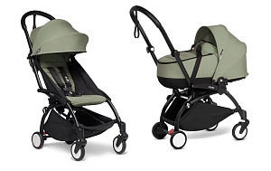 Детская коляска Babyzen Yoyo 2 Bassinet 2 в 1 на черной раме