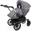 83713 Chevron Black-Grey Cерый