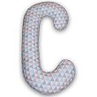 W-705-067-016 Triangle Turquoise-Orange