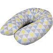 W-741-067-019 Triangle Blue-Yellow