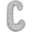 W-705-067-019 Triangle Blue-Yellow