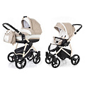 Детская коляска Esspero Newborn Lux 2 в 1, шасси Beige (Khaki Lux
						
					) — Фото