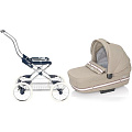 Коляска-люлька для новорожденного Inglesina Sofia, шасси Comfort Chrome/Blue (JFE
						
					) — Фото