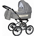 Коляска-люлька для новорожденного Stroller B&E Maxima Classic (505 Rime
						
					) — Фото