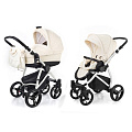 Детская коляска Esspero Newborn Lux 2 в 1, шасси Grey (Cream
						
					) — Фото