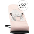 Детское кресло-шезлонг BabyBjorn Balance Soft (Розовый/Серый
						
					) — Фото