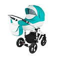 Детская коляска Adamex Galactic Eco 2 в 1, 50% эко-кожа (756S
						
					) — Фото