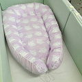 Гнёздышко для малыша  ByTwinz  "Babynest" (Совята сиреневые) — Фото