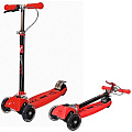 Самокат Y-Scoo Maxi City RT Simple Gagarin трансформер с ручным тормозом (Red) — Фото