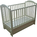 Детская кроватка Baby Luce Слава 1, универсальный маятник (слоновая кость) — Фото