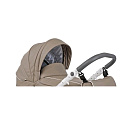Детская коляска Roan Bass Eco 2 в 1, эко-кожа (B2/cappucino/white
						
					) — Фото