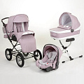 Детская коляска Inglesina Otutto System 3 в 1, шасси Comfort Chrome (Dalia
						
					) — Фото