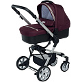 Детская коляска Foppapedretti SuperTres Travel System 3 в 1 (Bordeaux
						
					) — Фото
