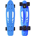 Скейтборд RT Y-Scoo Skateboard Fishbone 22" с ручкой и сумкой арт. 405, 56,6х15 (blue-black) — Фото