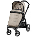 Детская прогулочная коляска Peg-Perego Book S Plus Pop-Up, шасси Jet (Luxe Beige
						
					) — Фото