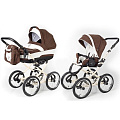 Детская коляска Esspero Classic 2 в 1, шасси Beige (Chek
						
					) — Фото