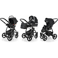 Детская коляска Esspero Newborn Lux Alu 3 в 1, шасси Black (Dark
						
					) — Фото