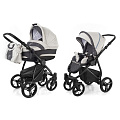 Детская коляска Esspero Newborn Lux 2 в 1, шасси Black (Grey Carbon
						
					) — Фото