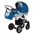 Детская коляска Adamex Barletta Акварель 3 в 1 (83G
						
					) — Фото
