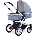 Детская коляска-трансформер Caretero Compass (Grey
						
					) — Фото