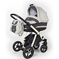 Коляска для новорожденных Esspero Newborn Lux шасси White (Grey Carbon
						
					) — Фото