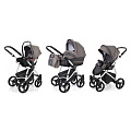 Детская коляска Esspero Newborn Lux 3 в 1, шасси Grey (Carbon
						
					) — Фото