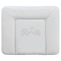 Матрац пеленальный Ceba Baby Себа Беби 70*85 см мягкий на комод (Elephants Grey W-134-057-260
						
					) — Фото