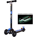 Самокат Y-Scoo Maxi Laser Show (black-blue) — Фото
