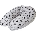 Трикотажная подушка для кормления Ceba Baby Multi (W-741-000-513 Grey Cats) — Фото