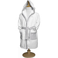 Детский махровый халат Red Castle Bathrobe 12-24 месяцев (White/Grey) — Фото