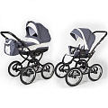 Детская коляска Esspero Classic 2 в 1, шасси Black (Grey Lux
						
					) — Фото